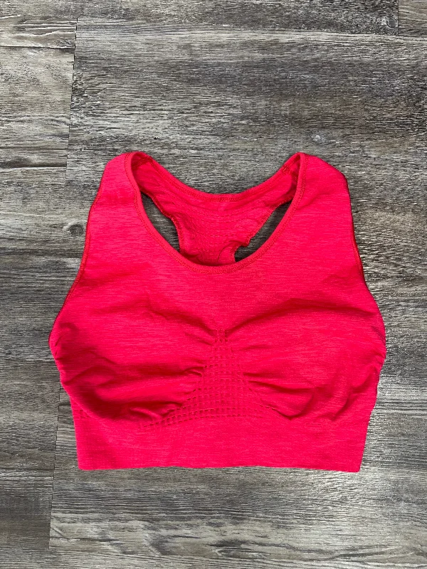 Organic Yoga Bar for Energy -Coral Athletic Bra Sweaty Betty, Size L