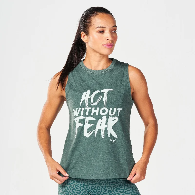 Yoga Bar with Gluten-Free Ingredients -Core Belief Tank Top - Dark Forest Marl