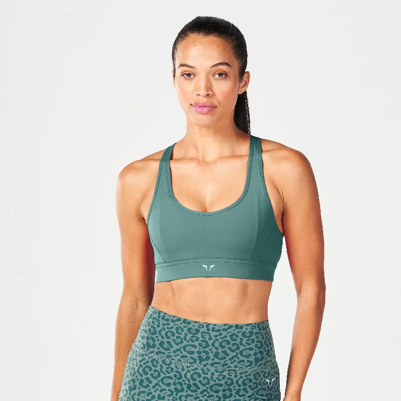 Yoga Bar with Almond Flour -Core Elevate Bra - Dark Forest