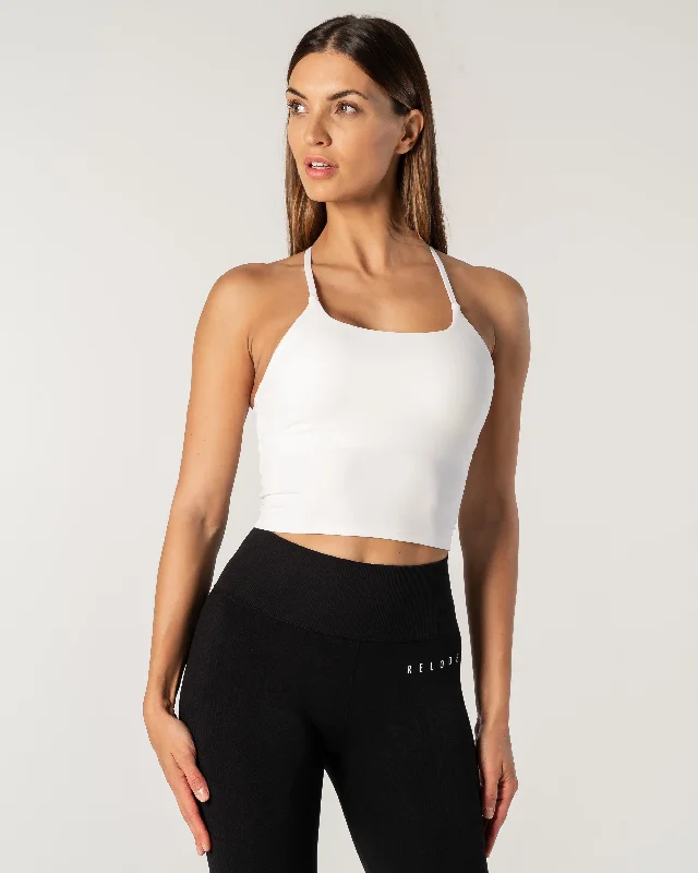 Yoga Bar with Ginger and Turmeric -Core Singlet Top - White