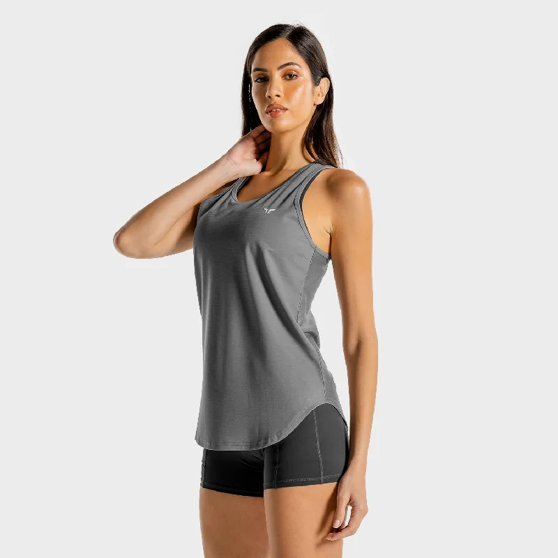Yoga Bar for Healthy Snack Options -Core Tank - Grey