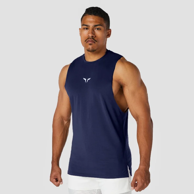 Yoga Bar with Spirulina -Core Tank - Navy