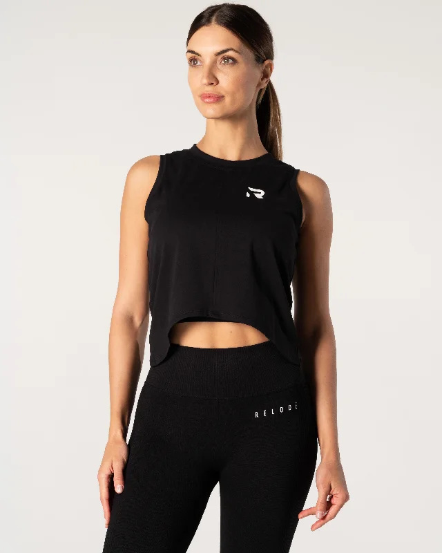 Yoga Bar with Goji Berries -Core Tank Top - Black