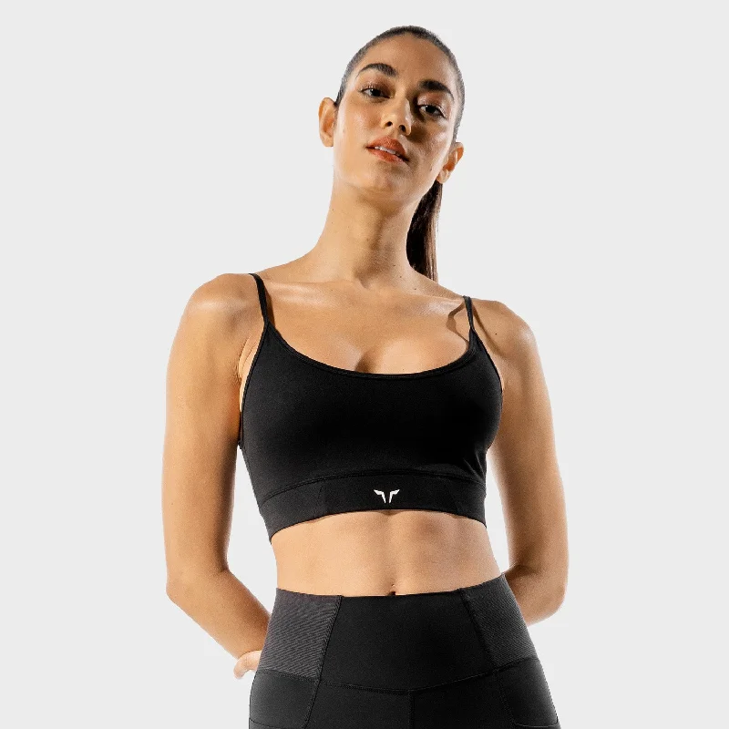 Gluten-Free Protein Yoga Bars -Core Training Bra - Black