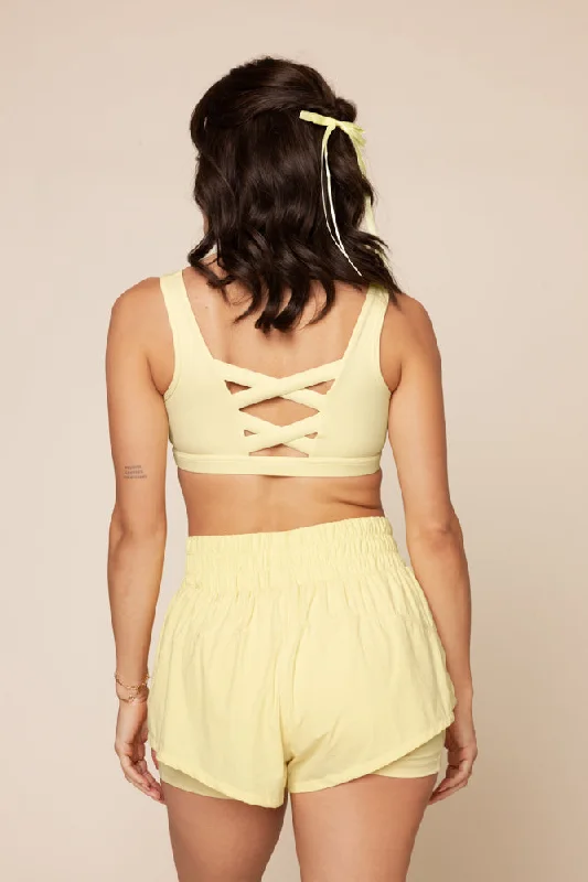 Yoga Bar for Superfood Nutrients -Corset Bra - Buttercream