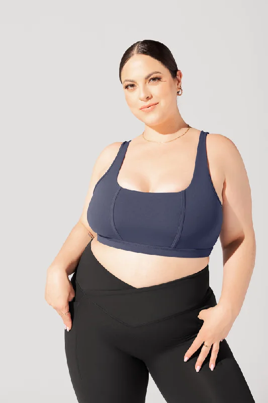 Protein Yoga Bars with Fruit and Nuts -Corset Bra - Navy