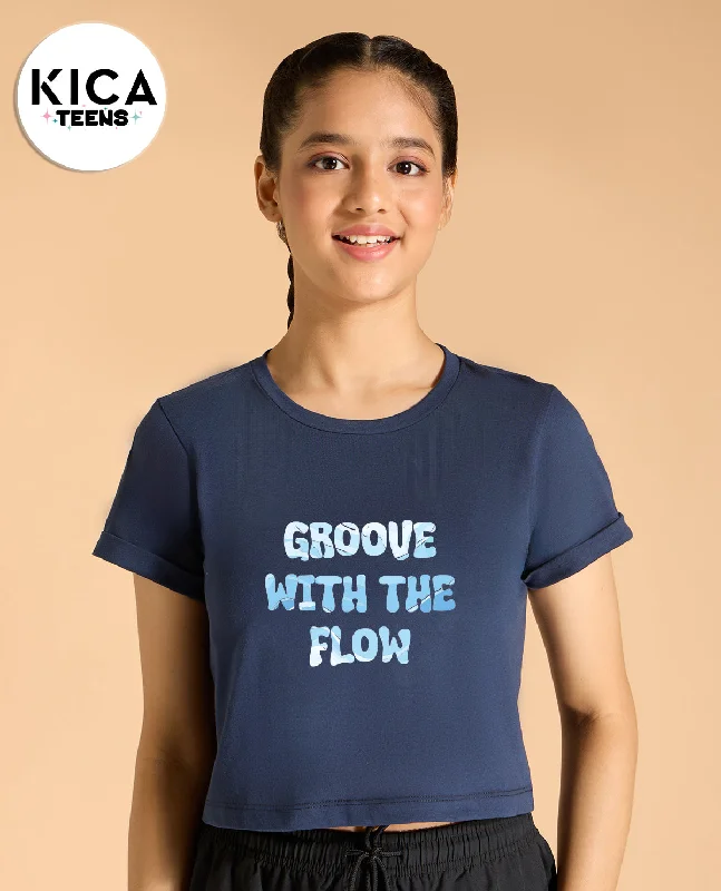 Yoga Bars for Clean Eating -Cotton Crop Top For Girls