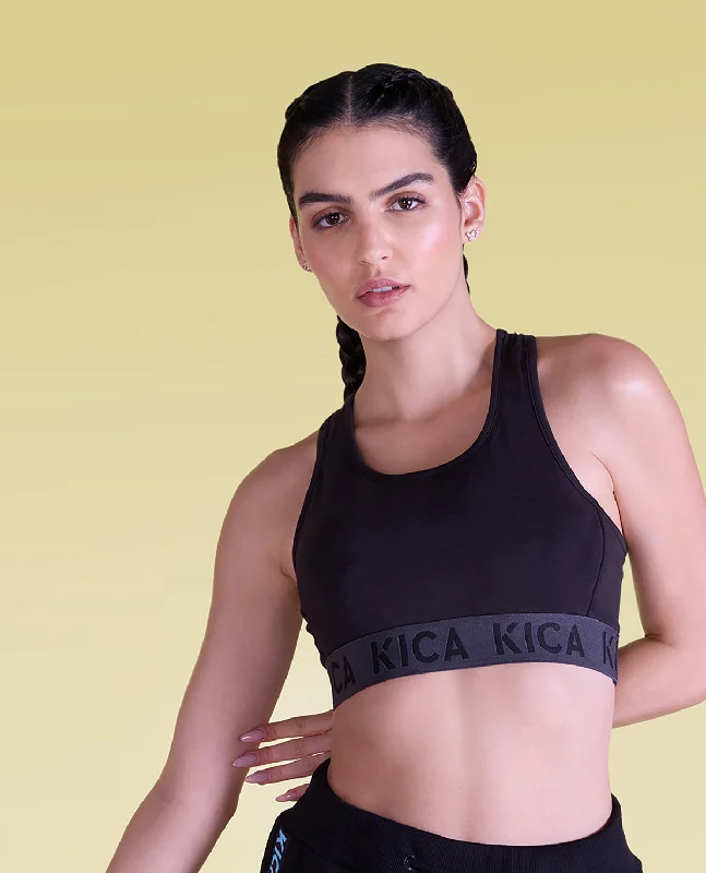 Yoga Bar with Matcha -Low to Mid Impact Cotton Sports Bra