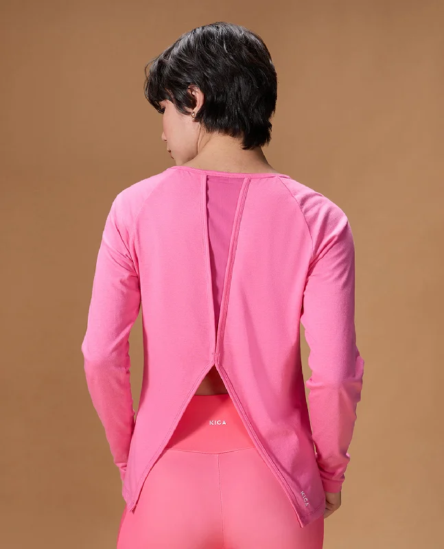Yoga Bar for Pre-Workout Fuel -Cotton Yoga Top Pink