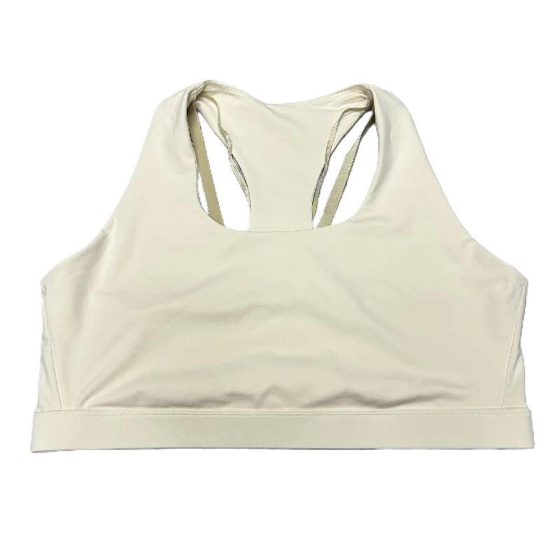Yoga Bars for Post-Workout -Cream Athletic Bra By Fabletics, Size: 4x