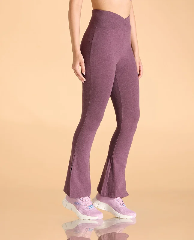 Yoga Bar for a Full Day of Energy -Criss-Cross Cotton Flare Pants