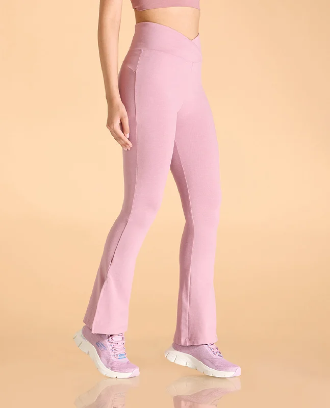 Yoga Bar for Antioxidant-Rich Nutrition -Criss-Cross Cotton Flare Pants