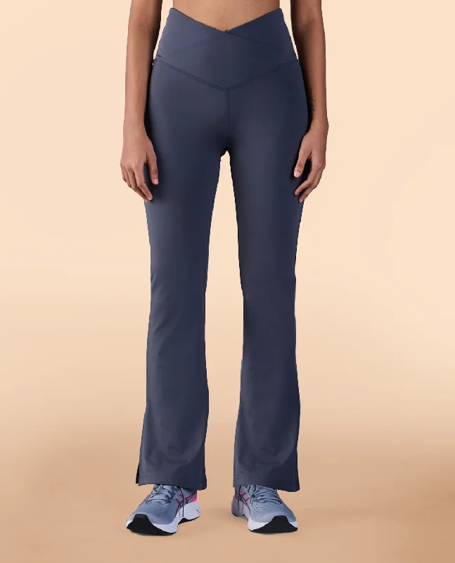 Yoga Bar for Protein and Nutrient Boost -Criss-Cross Flare Pants in Second SKN