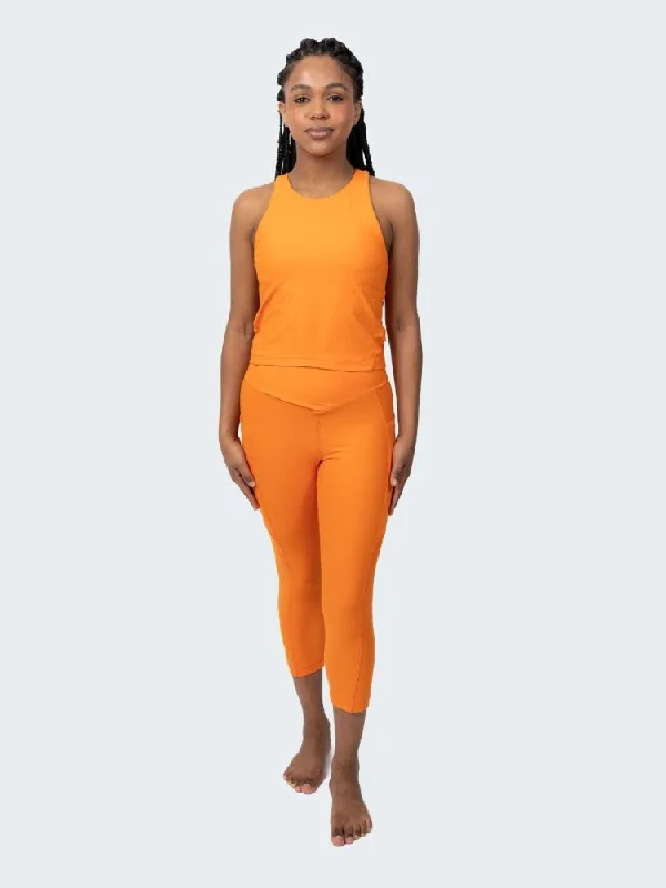 Yoga Bars for a Clean Snack -Crop Top JANEIRO - PAPAYA
