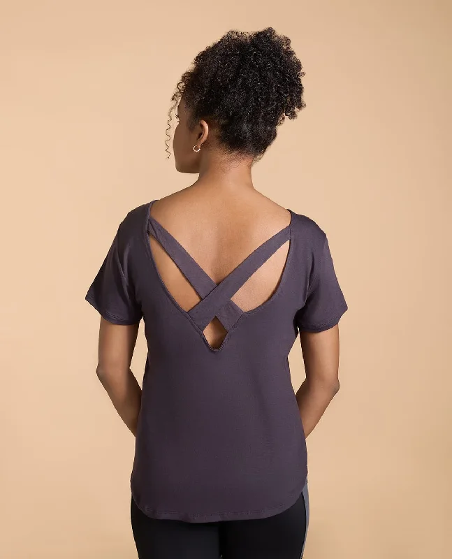 Yoga Bar with Superfood Ingredients -Cross Back Soft Active T-Shirt