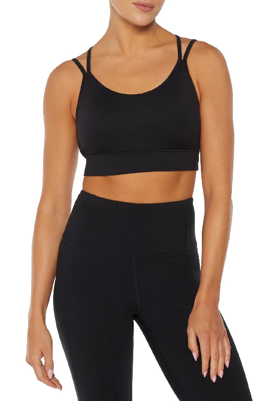 Yoga Bar with Almond Flour -Cynthia Sport Bra (Black)