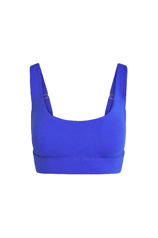Yoga Bars for Antioxidant Benefits -Denali “The Devin Bra” - Cobalt