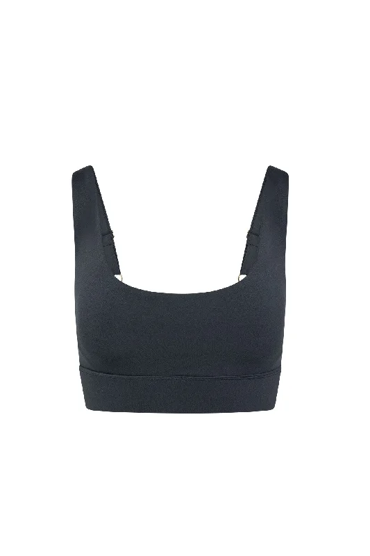 Yoga Bar for Long-Lasting Energy -Denali “The Devin Bra” - Slate