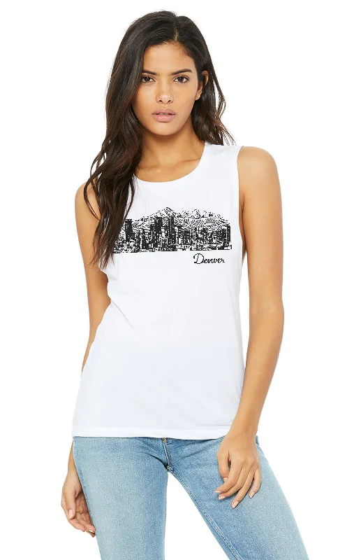 Yoga Bar for Pre-Workout Energy -Denver Skyline Tank