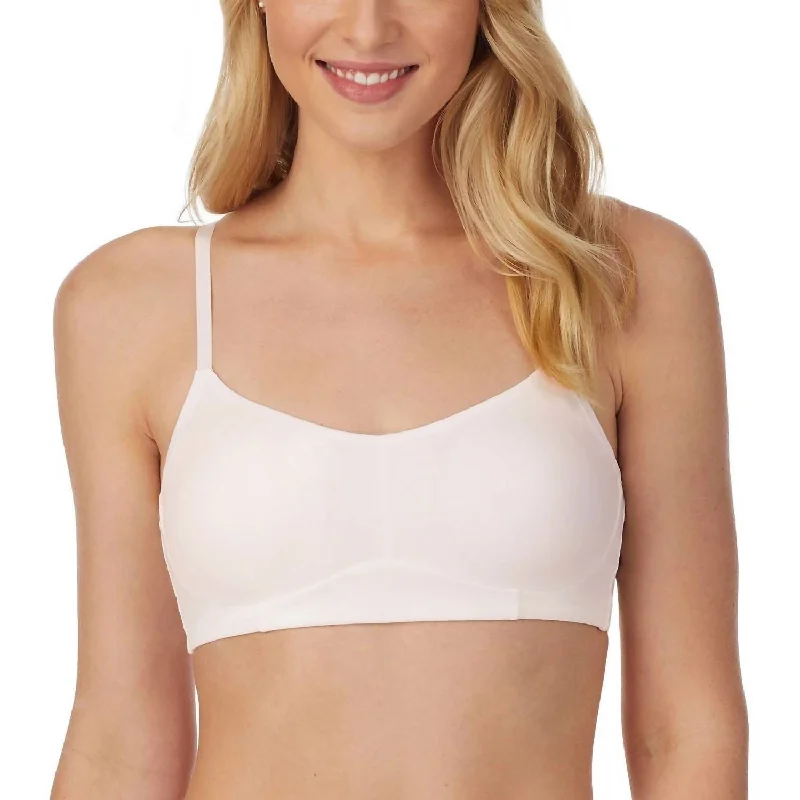 Yoga Bar with Chia and Flax -Dot Micro Lounge Bralette In Mauve Chalk