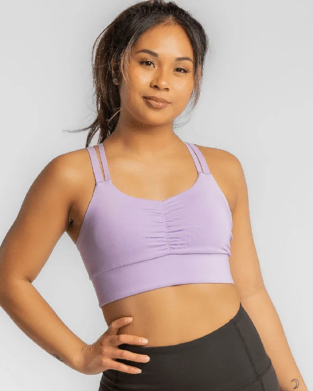 Yoga Bar with Essential Amino Acids -Handful Double Down Bra – Wisteria