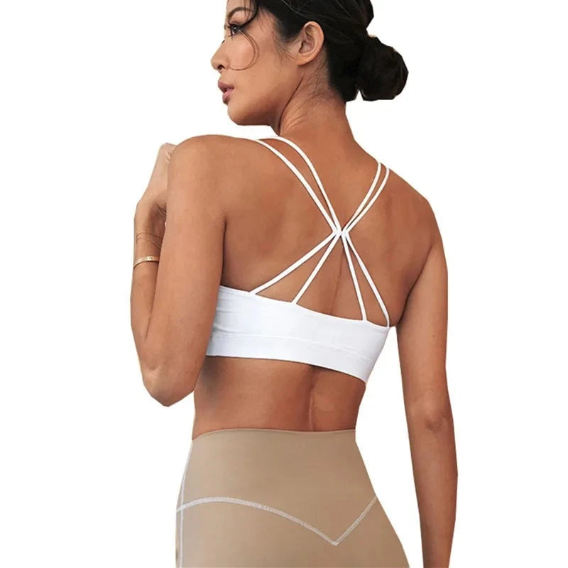 Yoga Bar with Date Syrup -Double Strap Yoga Bra