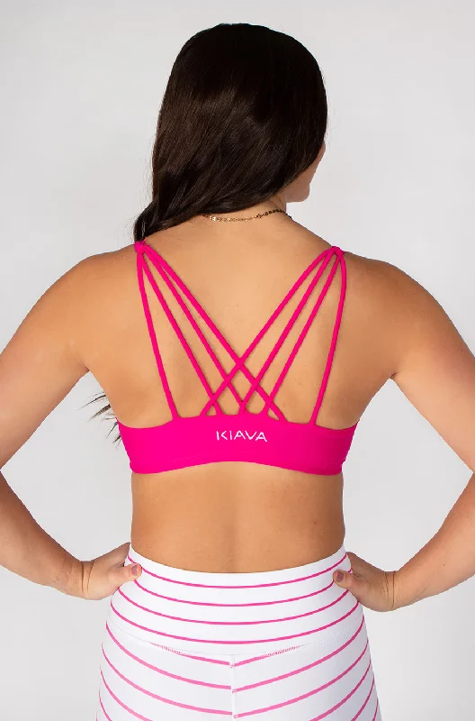 Yoga Bar with Chia Pudding -Dynamic Bra in Magenta