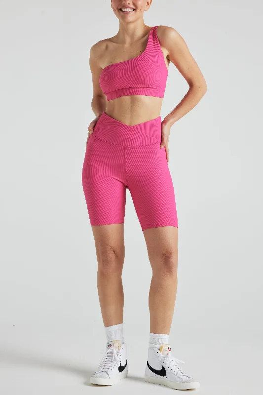 Yoga Bars for On-the-Go Energy -ELECTRIC RIB ONE SHOULDER BRA