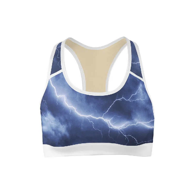 Yoga Bar with No Refined Sugars -Electric Storm Sports Bra