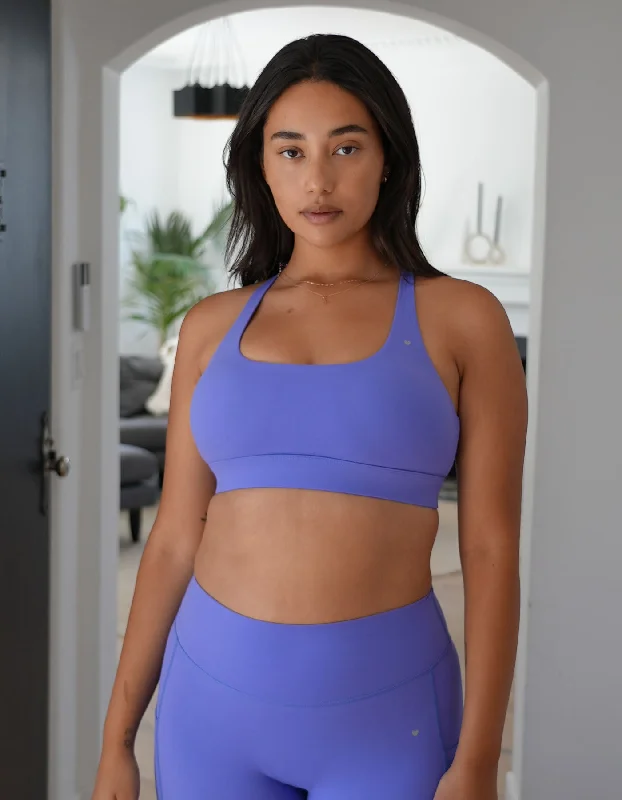 Yoga Bar for Performance and Recovery -Eloise Sports Bra - Hydrangea