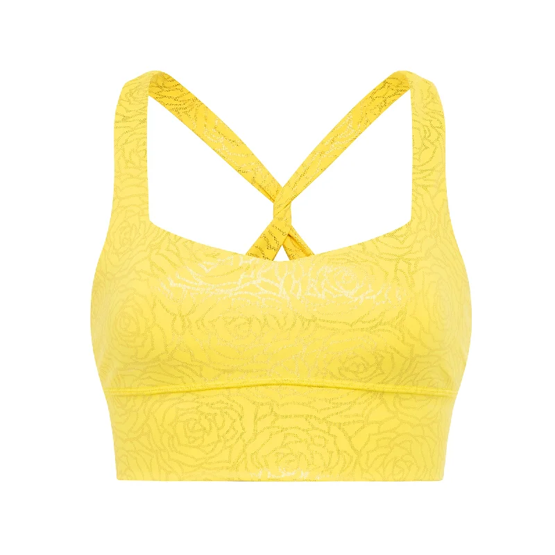 Yoga Bar with Date Paste -Enchanted Rose Princess Sports Bra