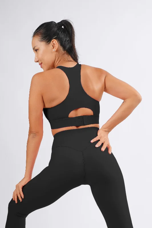 Yoga Bar for Clean Muscle Fuel -Endurance High-Support Training Sports Bra