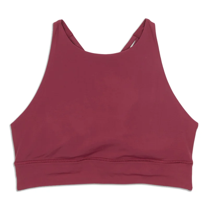 Yoga Bar with Almond Flour -Energy High-Neck Longline Tough Bra - Resale