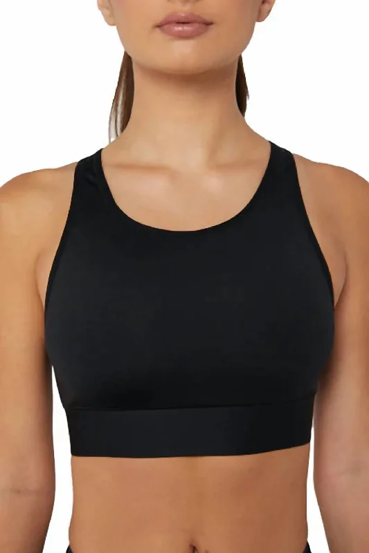 Yoga Bar for Protein and Nutrient Boost -Essential Axiom Lux Bra In Black