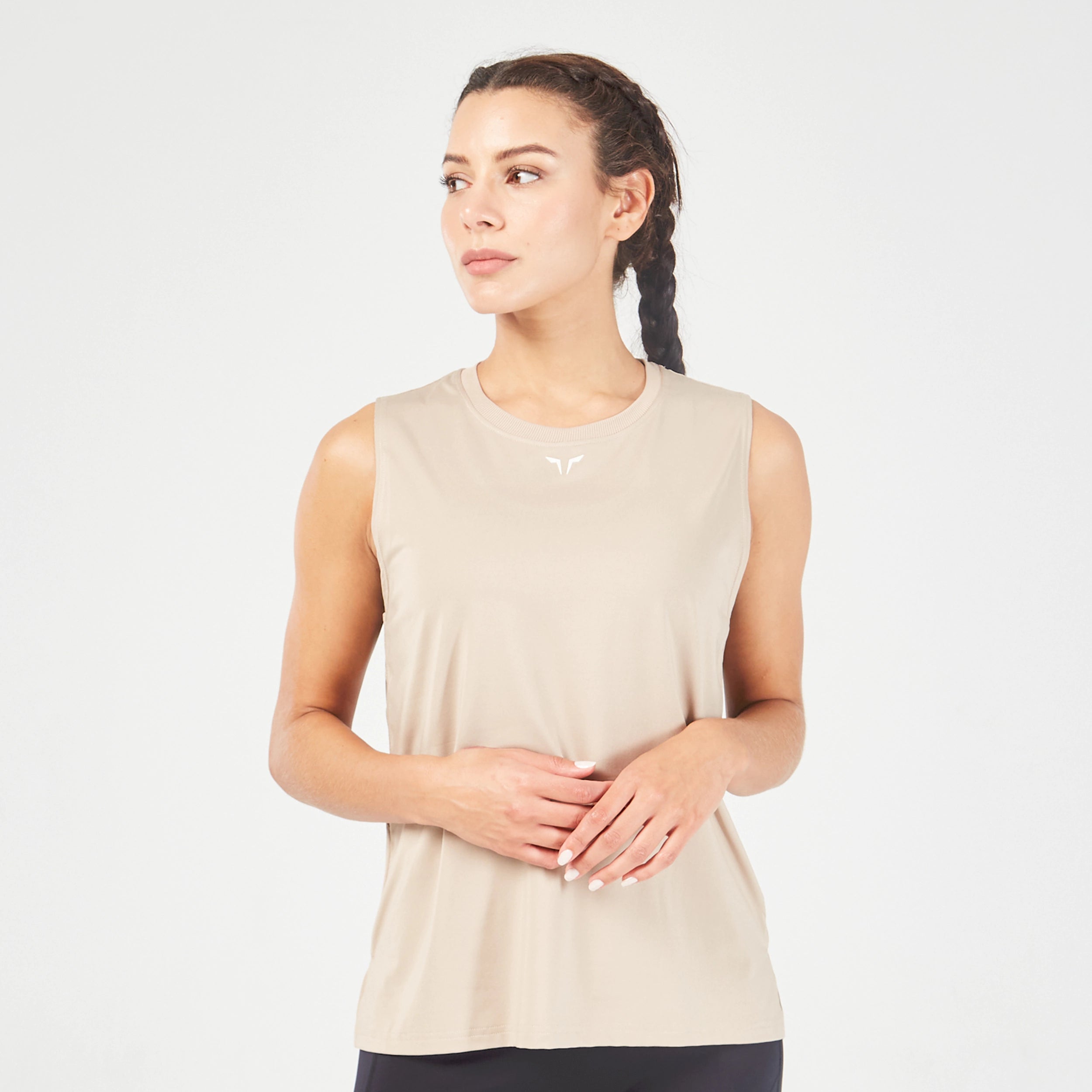 Yoga Bar with Cashews -Essential Crew Tank - Cobblestone