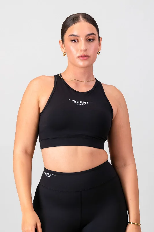 Yoga Bar for Strength and Power -Essential Energy Bra - Black