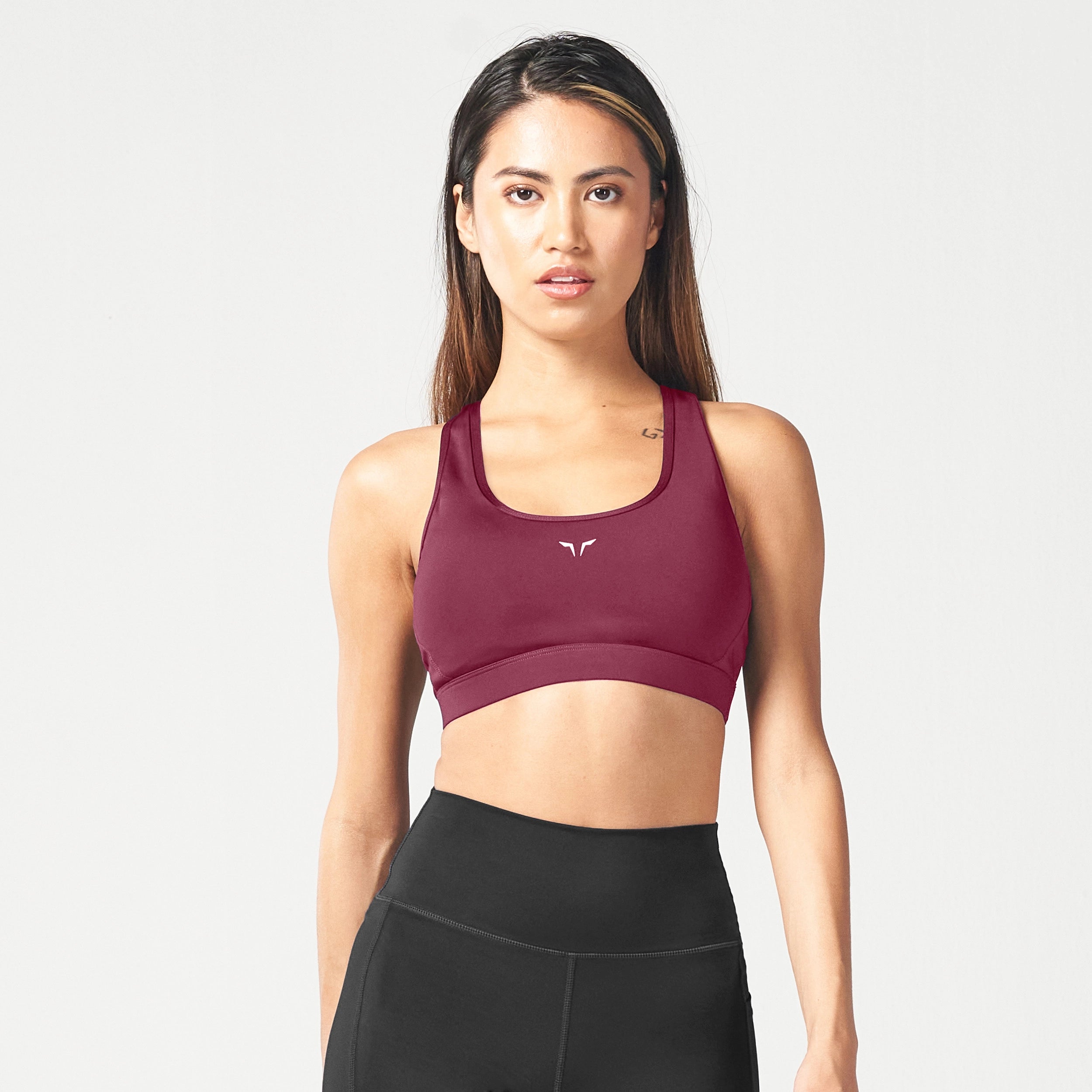 Yoga Bar with Beetroot for Detox -Essential Medium Impact Bra - Windsor Grape
