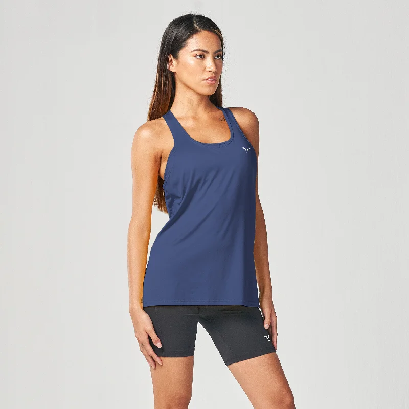 Yoga Bar with Plant-Based Prebiotics -Essential Tank Top - Navy