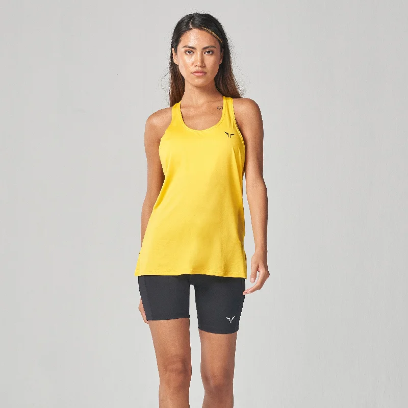 Yoga Bar for Vegan Athletes -Essential Tank Top - Yellow