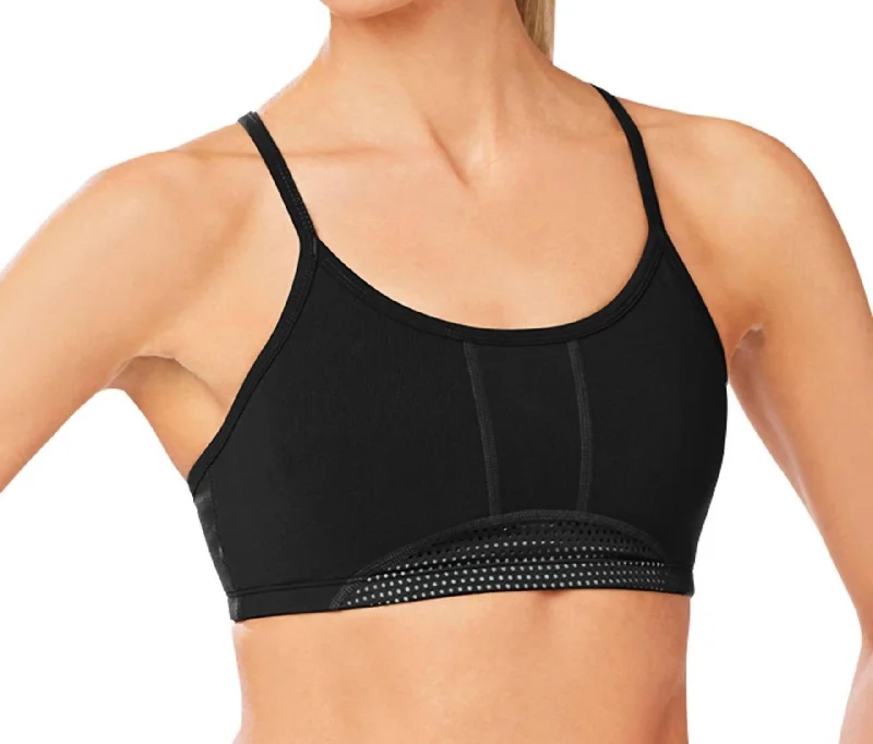 Yoga Bar for Hiking and Yoga -Exceed Low Impact Sports Bra In Black