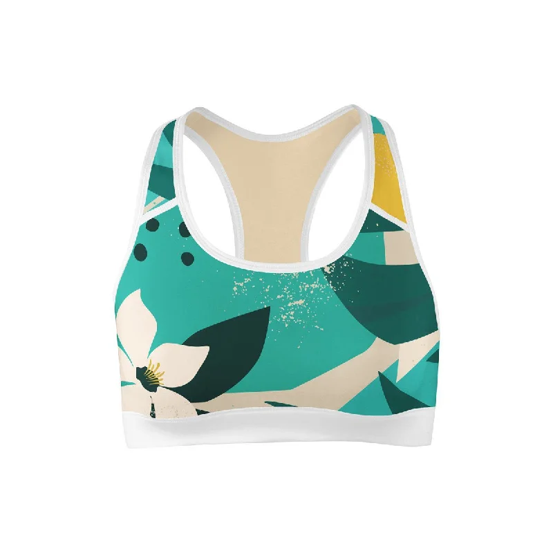 Yoga Bar for Low Sugar Snack -Exotic Escape Sports Bra