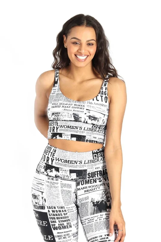 Yoga Bar with Healthy Oils -Limitless Sports Bra - Feminist News