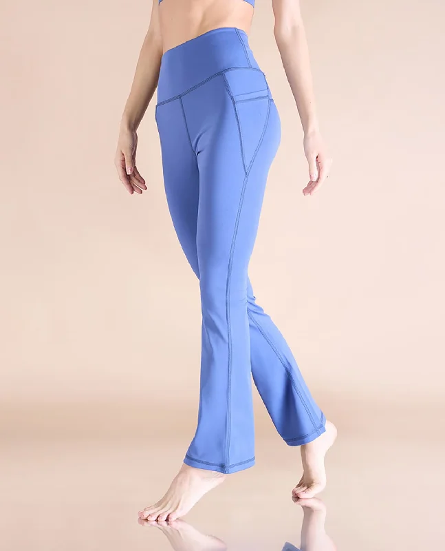Yogurt-Flavored Yoga Bar -Women Stretchable Flared Pants