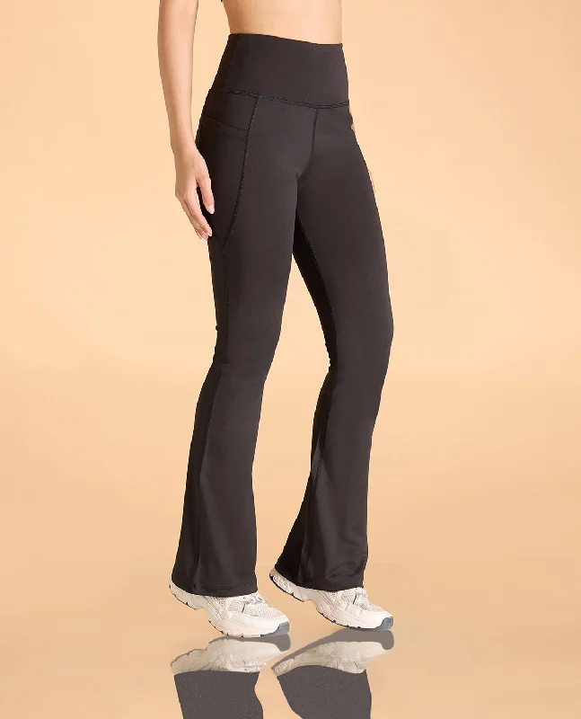 Yoga Bar with Apple and Almonds -Women Stretchable Flared Pants