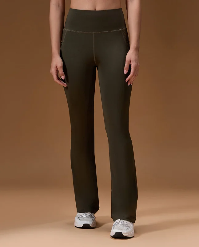 Yoga Bar for Mind-Body Connection -Women Stretchable Flared Pants