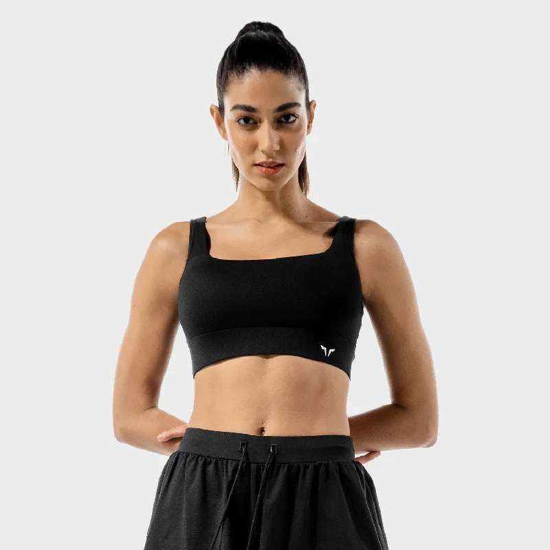 Healthy Protein Bars for Yoga -Flux Bra - Onyx