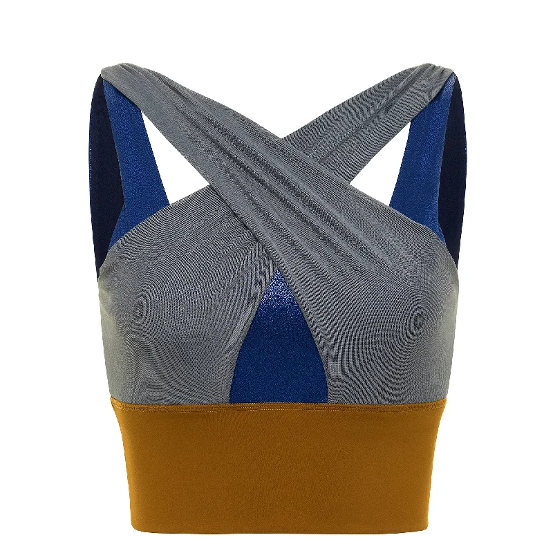 Yoga Bar with Chia and Hemp Seeds -Force Fighter Long Sports Bra