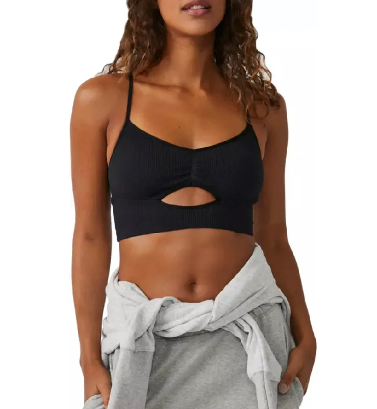 Gluten-Free Yoga Bars -FP Movement  Free Throw Strappy Back Cutout Crop