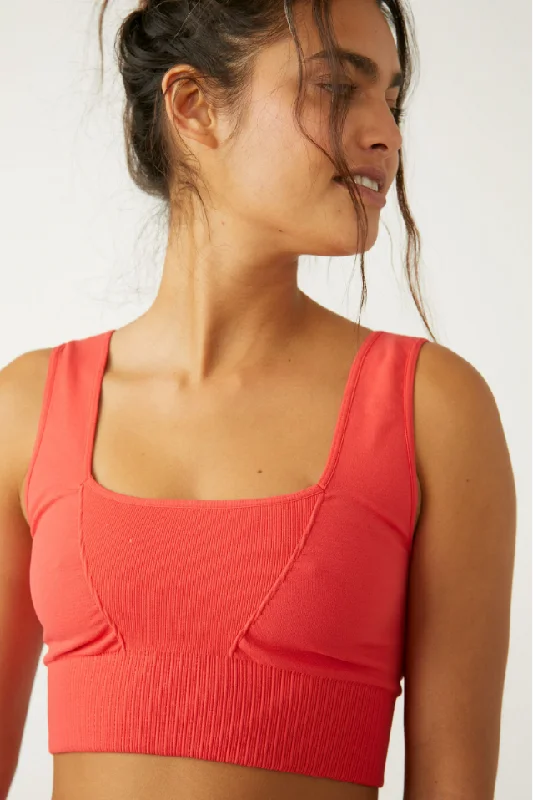 Yoga Bar for Protein and Nutrient Boost -Free People Square Neck Good Karma Bra
