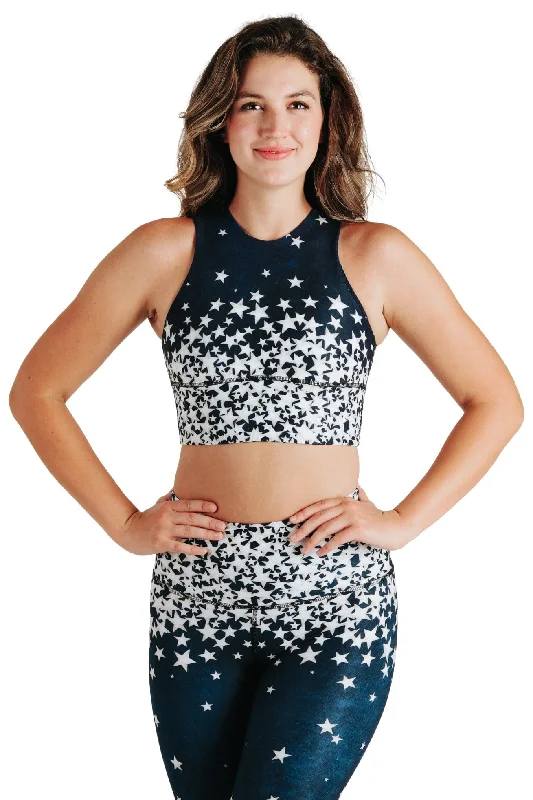 Yoga Bar with Fiber and Antioxidants -Free Range Sports Bra - Star Struck